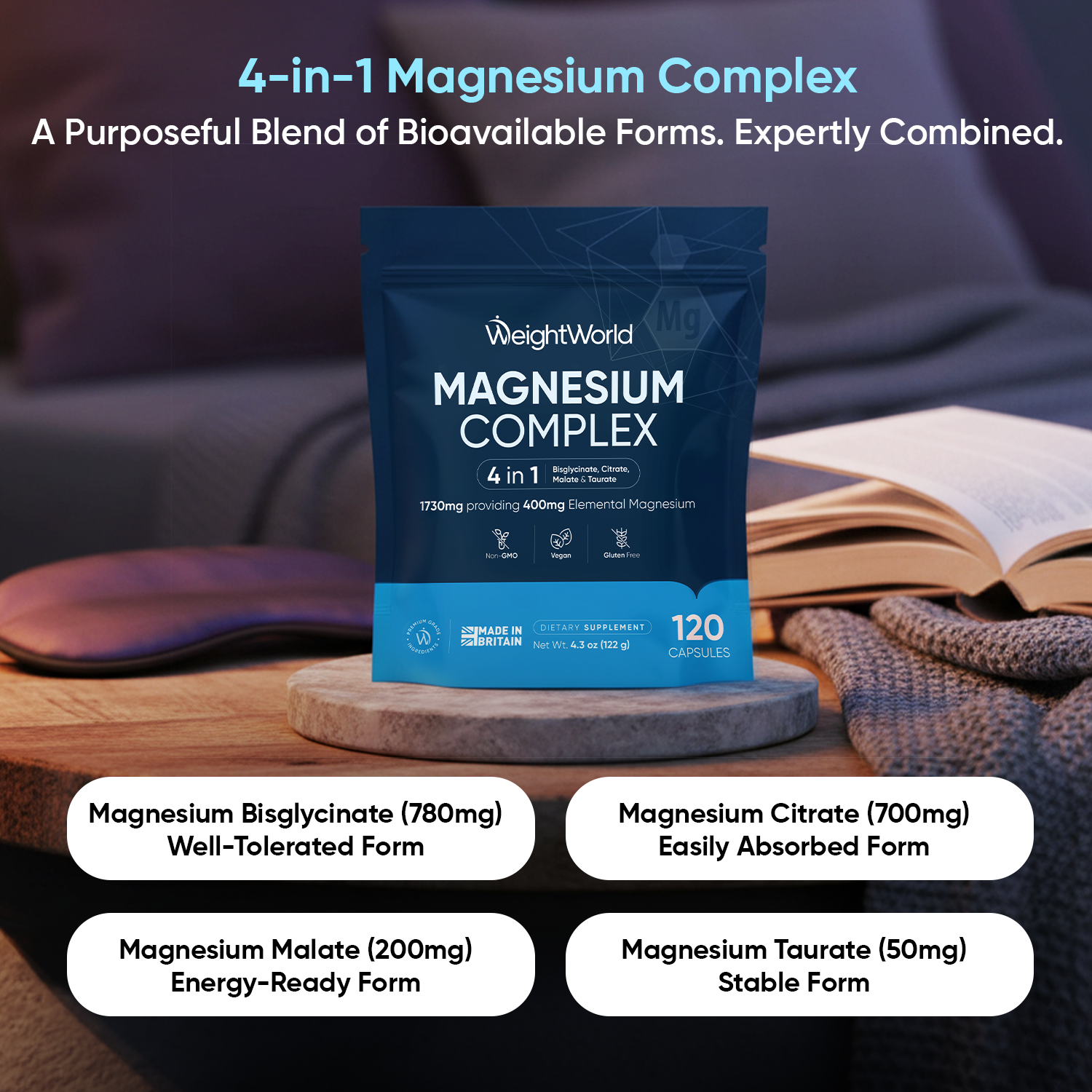 Magnesium Complex Capsules Pouch