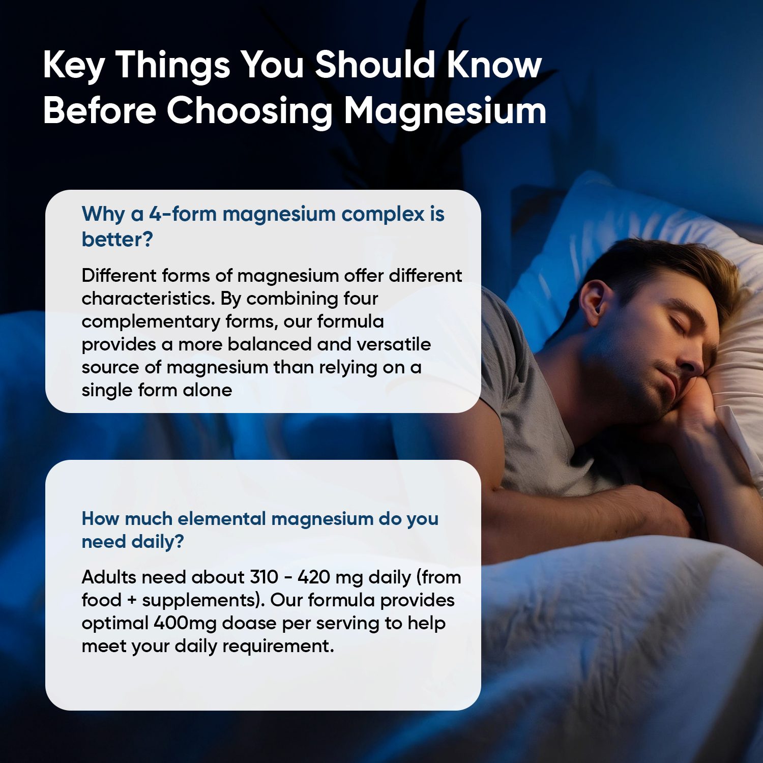 Magnesium Complex Capsules Pouch