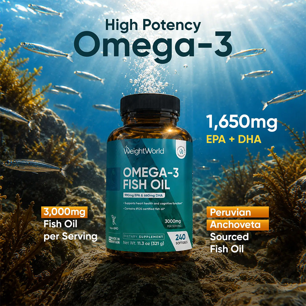 Omega-3 Fish Oil Softgels