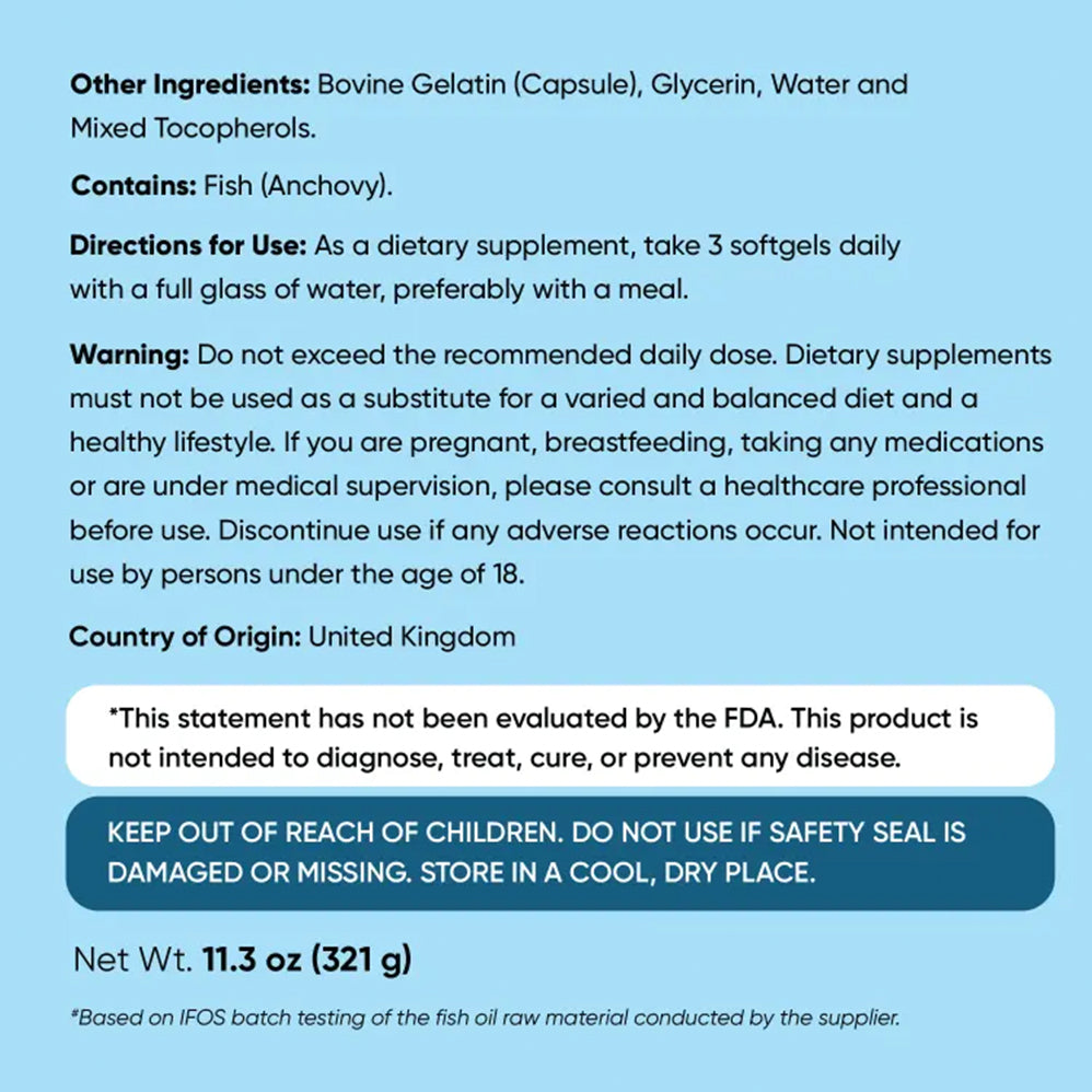 Omega-3 Fish Oil Softgels