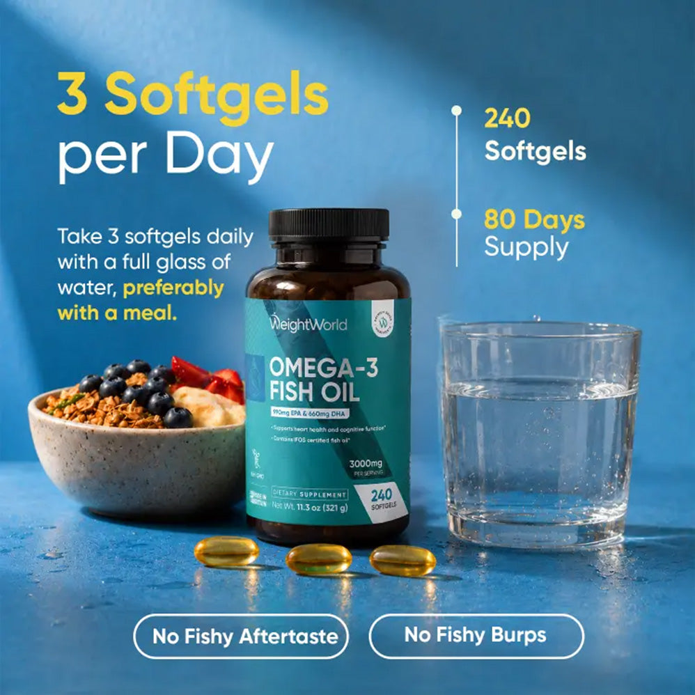Omega-3 Fish Oil Softgels