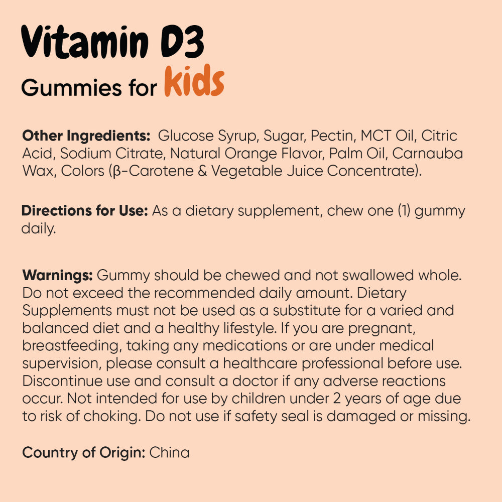 Vitamin D3 Gummies