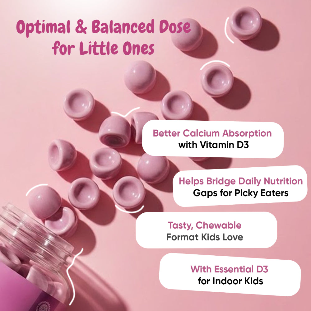 Calcium and Vitamin D3 Gummies for Kids