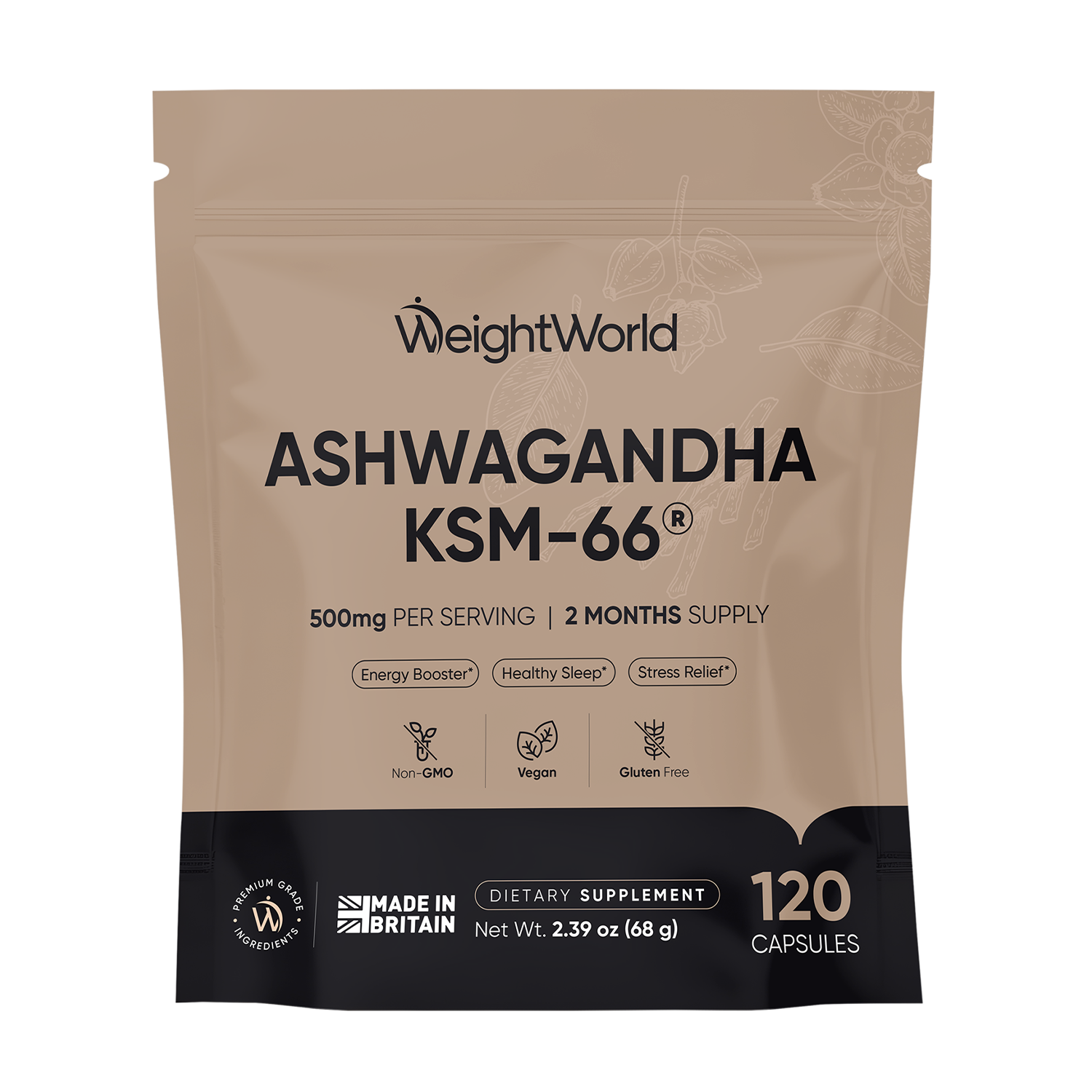 Ashwagandha Extract KSM-66 Capsules