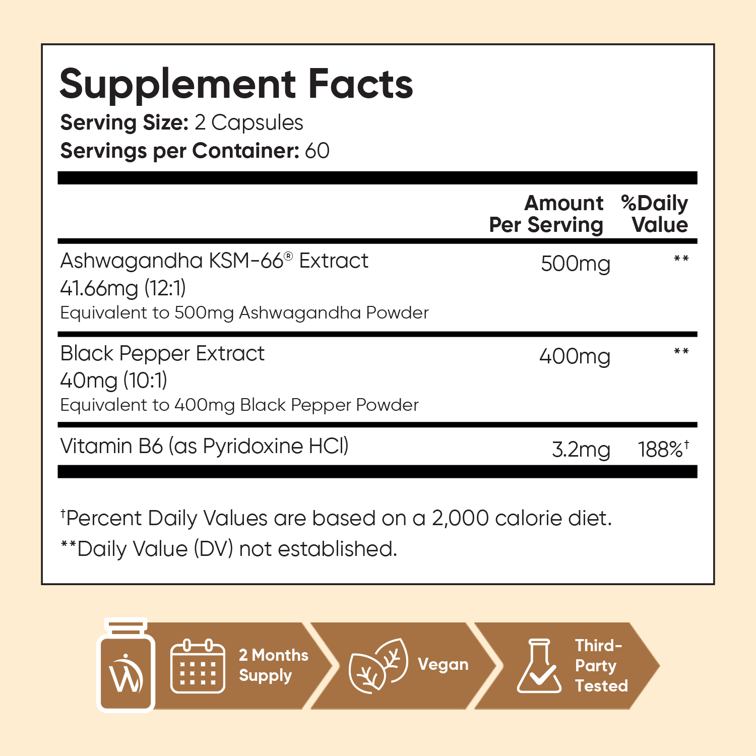 Ashwagandha Extract KSM-66 Capsules