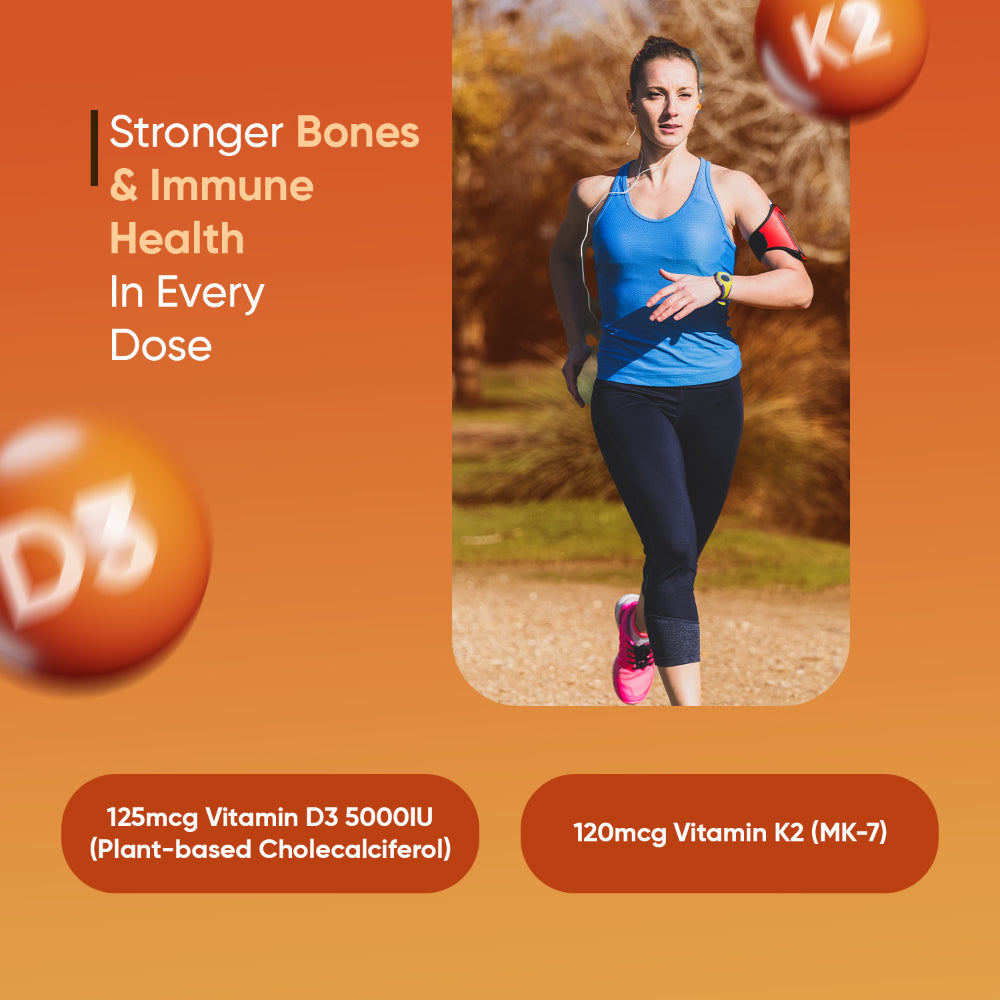 Vitamin D3 + K2 Capsules