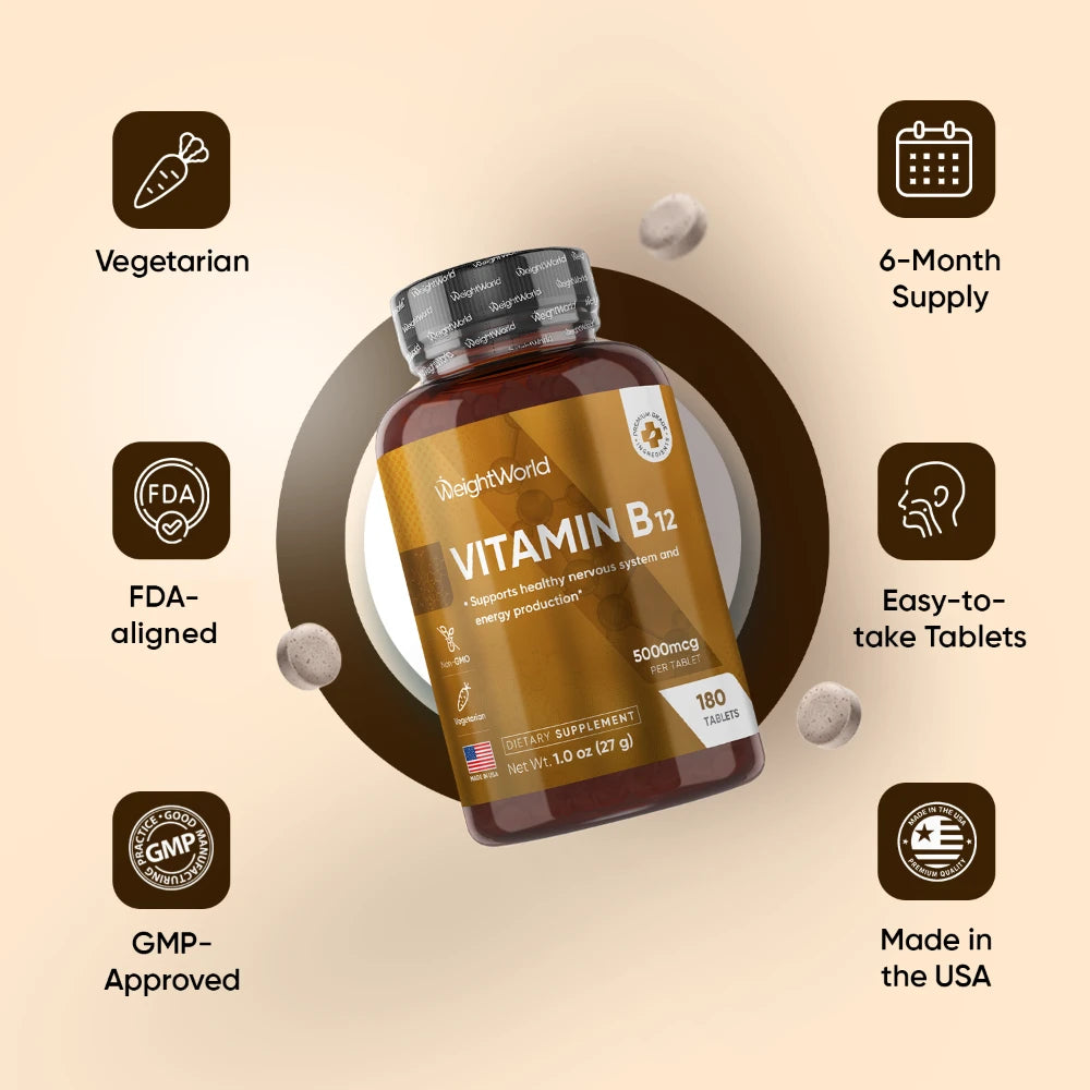 Vegan Vitamin B12 Tablets