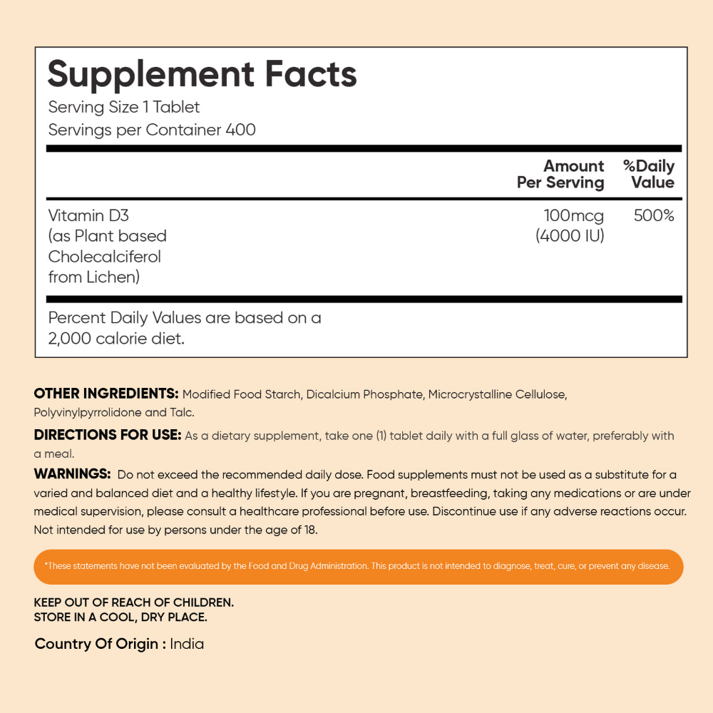Vitamin D3 Tablets