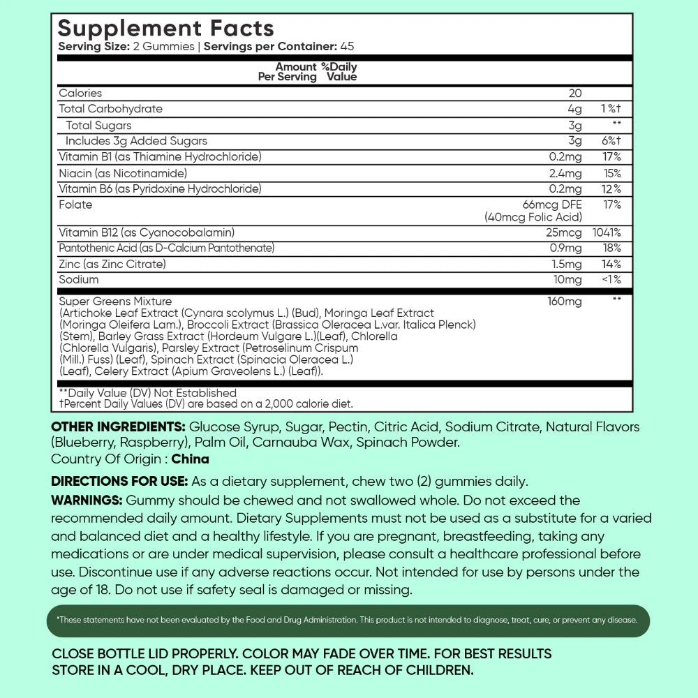 Super Greens Gummies