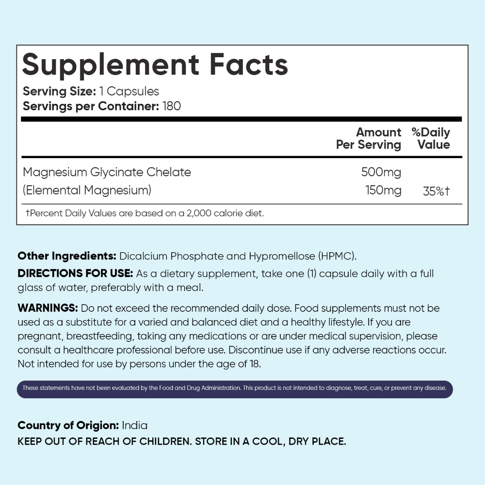 Magnesium Glycinate Capsules