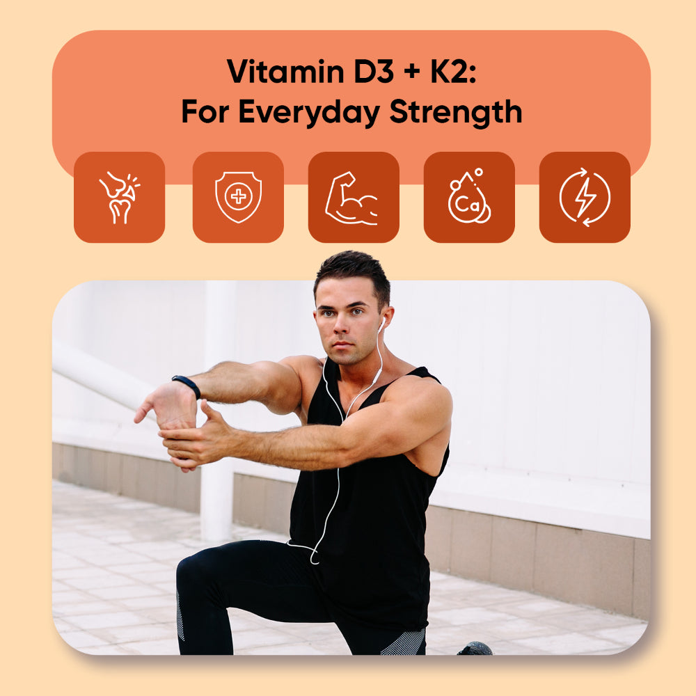 Vitamin D3 + K2 Capsules