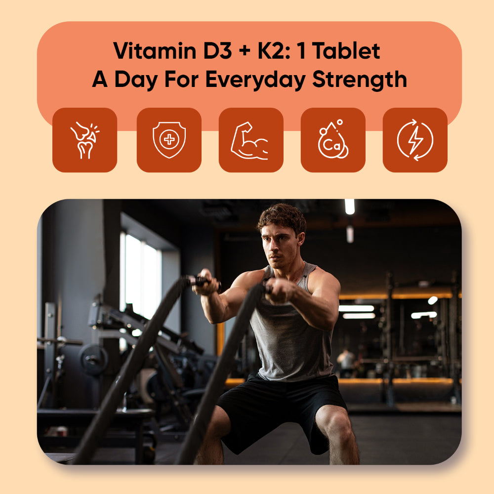Vitamin D3 + K2 Tablets